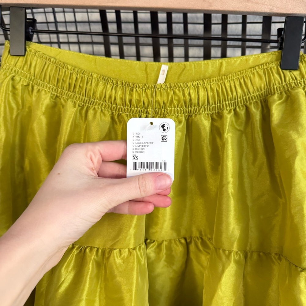 Free people Emery drop waist taffeta skirt - Picture 8 of 10